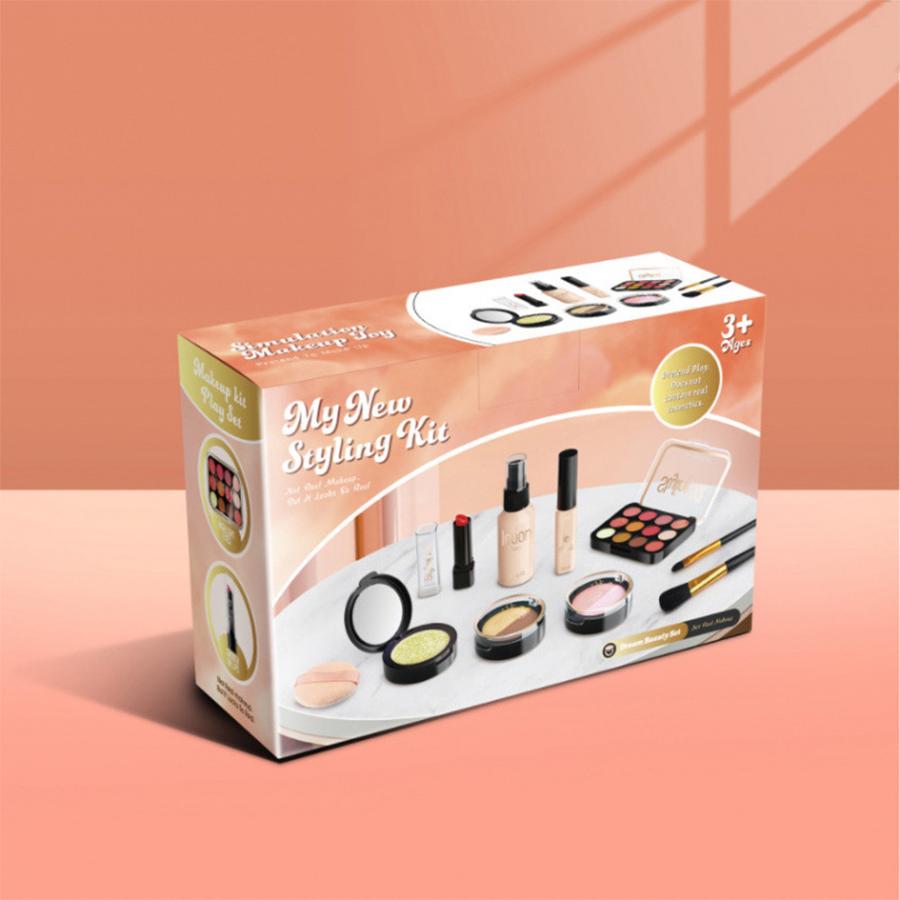 Realistic Brown make-up playset to Get your glam on, perfect gift for your girl