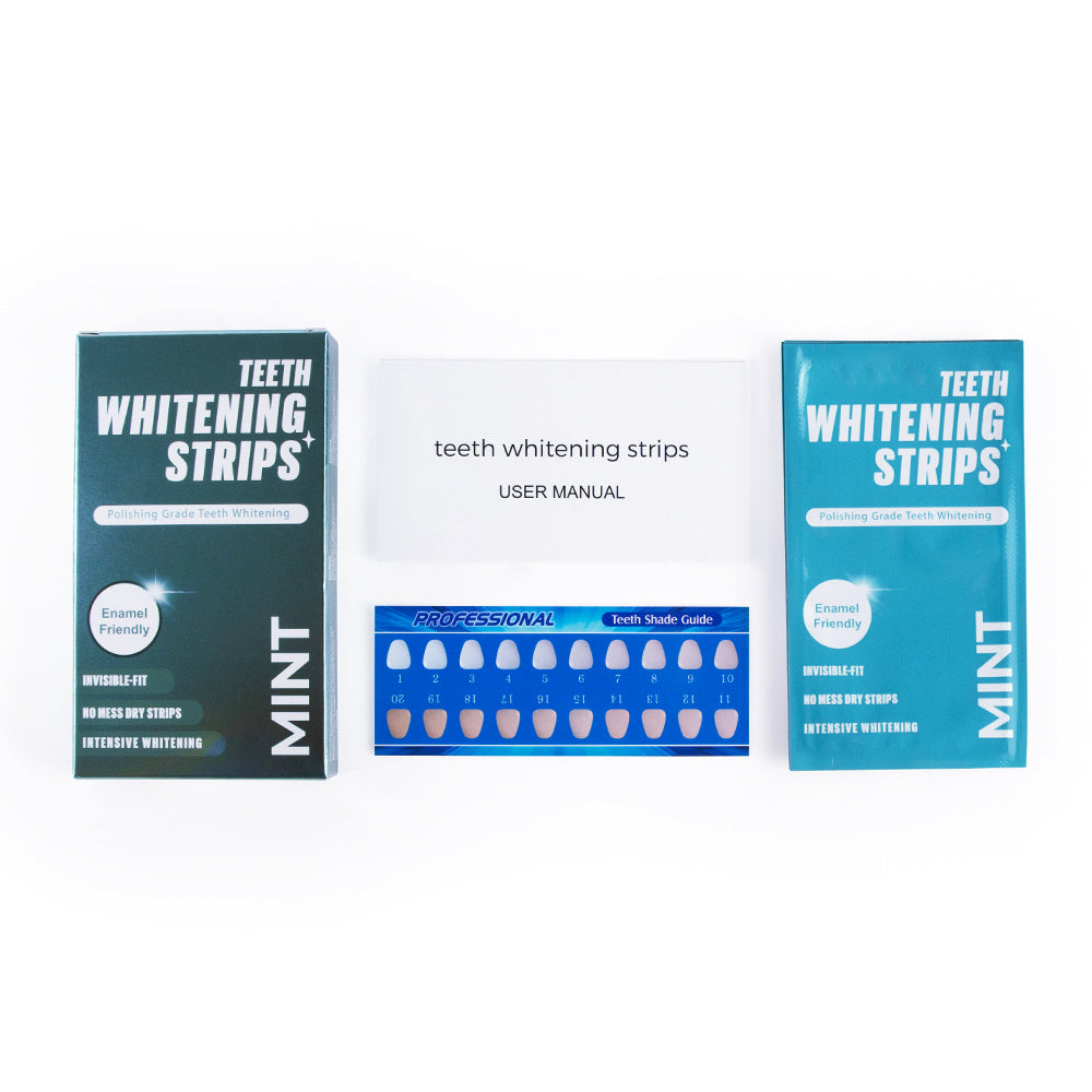 14 Treatment Instant Bright Teeth Whitening Strips - 30 Mins Express Treatment Enamel Safe & Zero Sensitivity