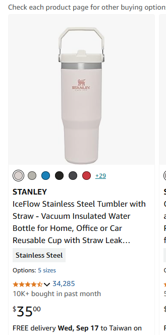 Stanley IceFlow 2.0 Flip Straw Tumbler with Handle 30 oz | Twist On Lid and Flip Up Straw | Leak Resistant Water Bottle | Insulated Stainless Steel | BPA-Free | Black 2.0