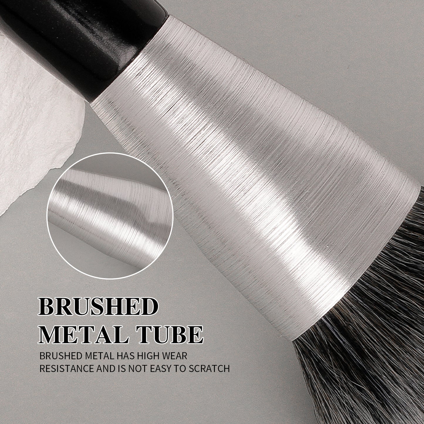 BEILI 10pcs Professional Wholesale Rose Silver Tube Synthetic Hair Vegan Luxury Makeup Brushes Set Contour Blush Brush Set