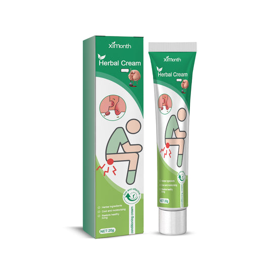 Ximonth Herbal Extract Cream for Hemorrhoids Relieves Itching Pain Discomfort Around the Anus Body Care Cream