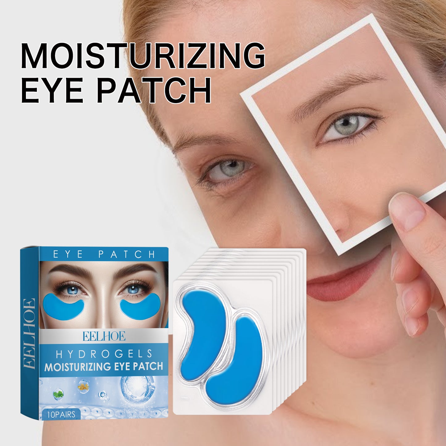 EELHOE Anti-Aging Eye Patch Firming and Moisturizing Under Eye Pads with Lightening Lines Anti-Wrinkle Effect