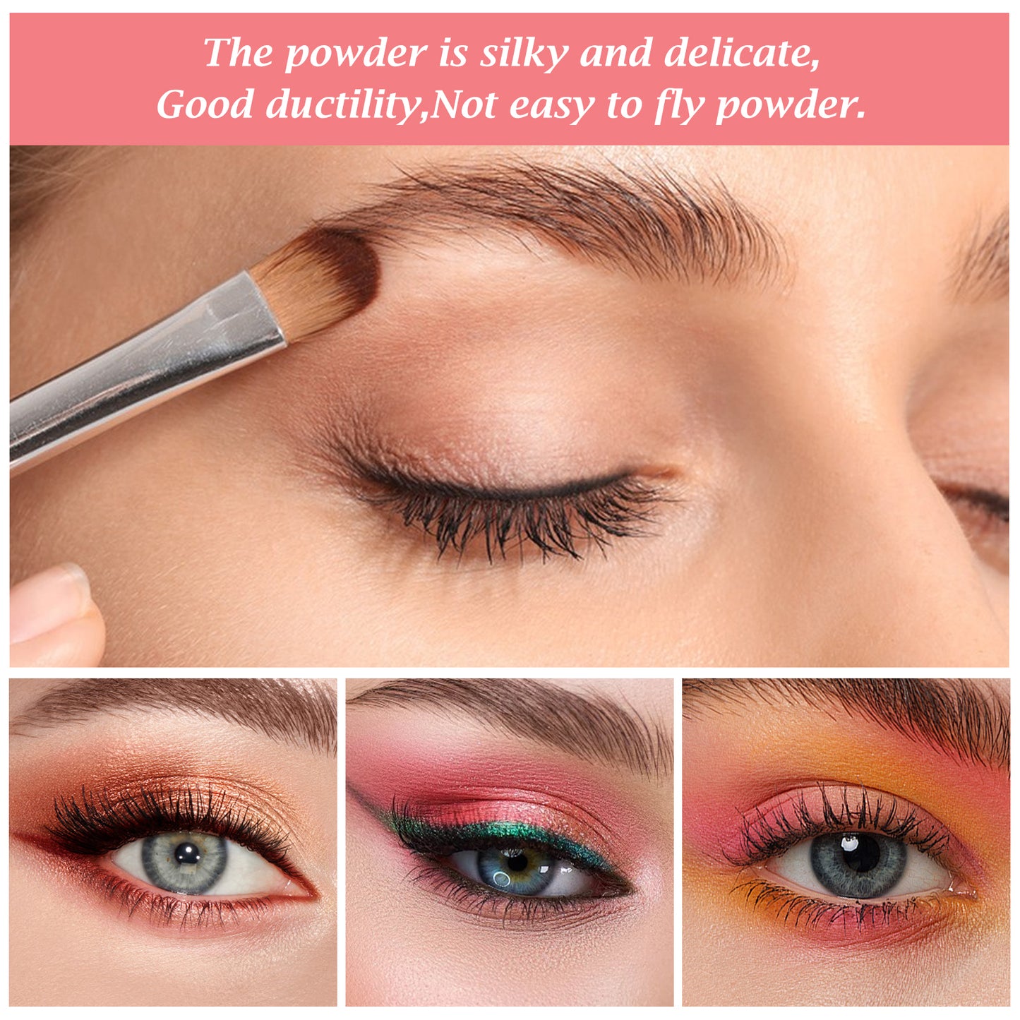 Las Chicas High Pigment Silky Smooth Paraben Free Vegan Cruelty Free Creamy 12 Color Eyeshadow Palette Makeup Palette