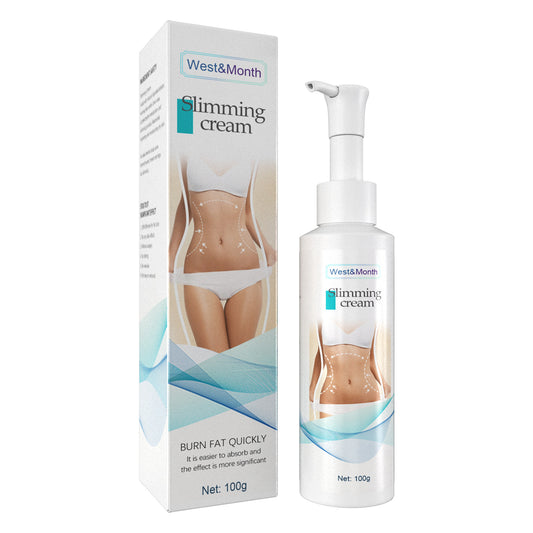 West&Month Organic Natural Herbal Mineral Slimming and Firming Cream Targeted Massage Cream for Thighs