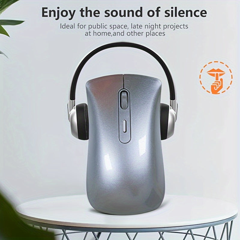 Overseas Warehouse Spot Mouse Silver Slim Mouse for Office Suitable for Desktop Laptop