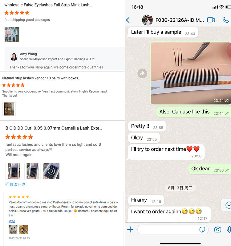 High Quality 5D Fluffy Self-Adhesive DIY Eyelashes Mixed Length False Glue Free Handmade Natural Style Pre-Bond Tweezer Set