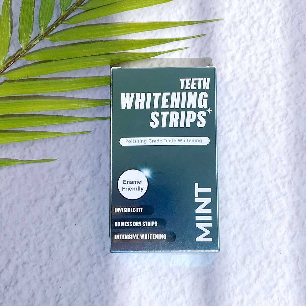14 Treatment Instant Bright Teeth Whitening Strips - 30 Mins Express Treatment Enamel Safe & Zero Sensitivity