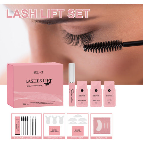 EELHOE Lash Lift  Natural Beauty Slim Thick Curl Mild Non-Smudding Eyelash Set