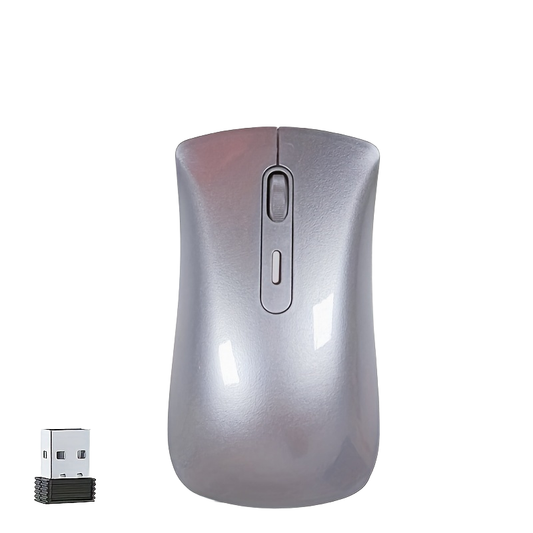 Overseas Warehouse Spot Mouse Silver Slim Mouse for Office Suitable for Desktop Laptop