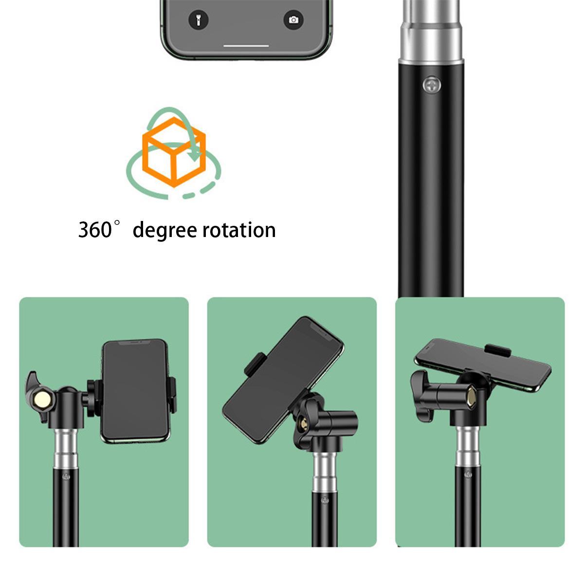 Mobile Phone Bracket Tripod for Photography, Floor Outdoor Support (0.55M) With Storage Bag