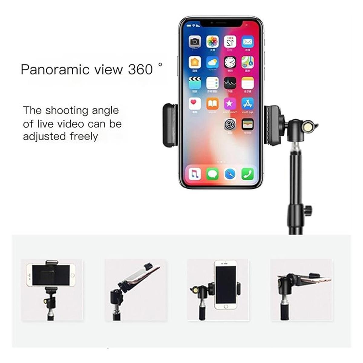 Mobile Phone Bracket Tripod for Photography, Floor Outdoor Support (0.55M) With Storage Bag