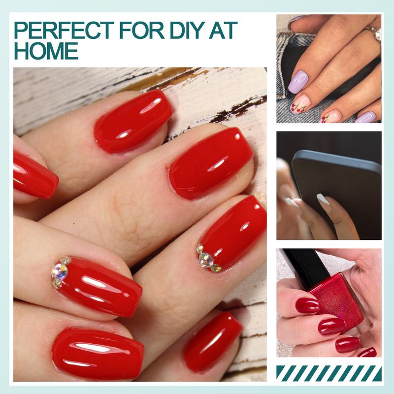 Nailpop 120pcs Gel Soft DIY Artificial Fingernails Long/Medium/Short Capsule Fake Nails Beginner-Friendly Soak off Extensions