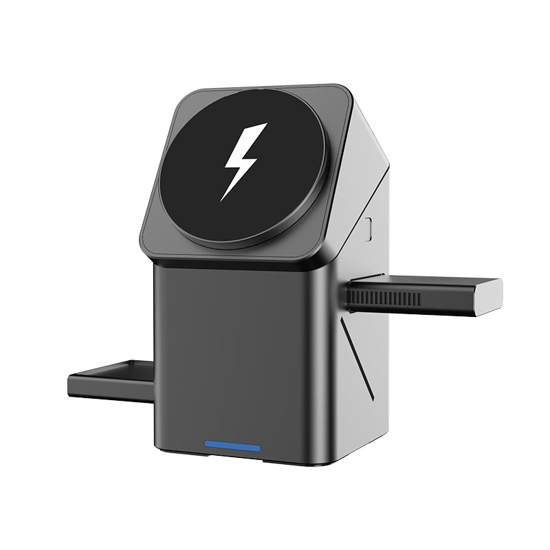 15W 3 in 1 Wireless Charging Station for iphone 16 Charger Cargador Inalambrico Magnetic Qi2  Wireless Charger Draadloze Oplader