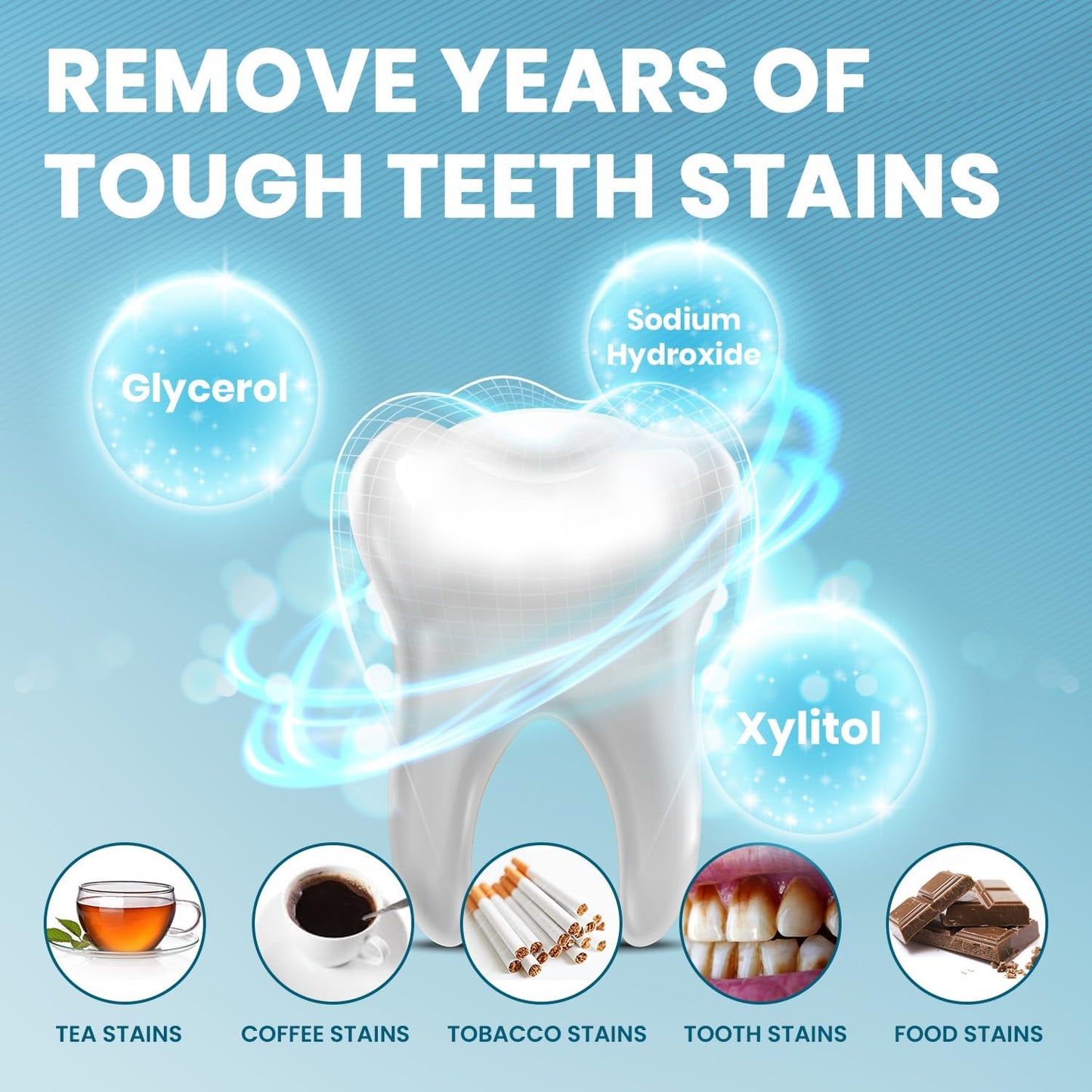14 Treatment Instant Bright Teeth Whitening Strips - 30 Mins Express Treatment Enamel Safe & Zero Sensitivity