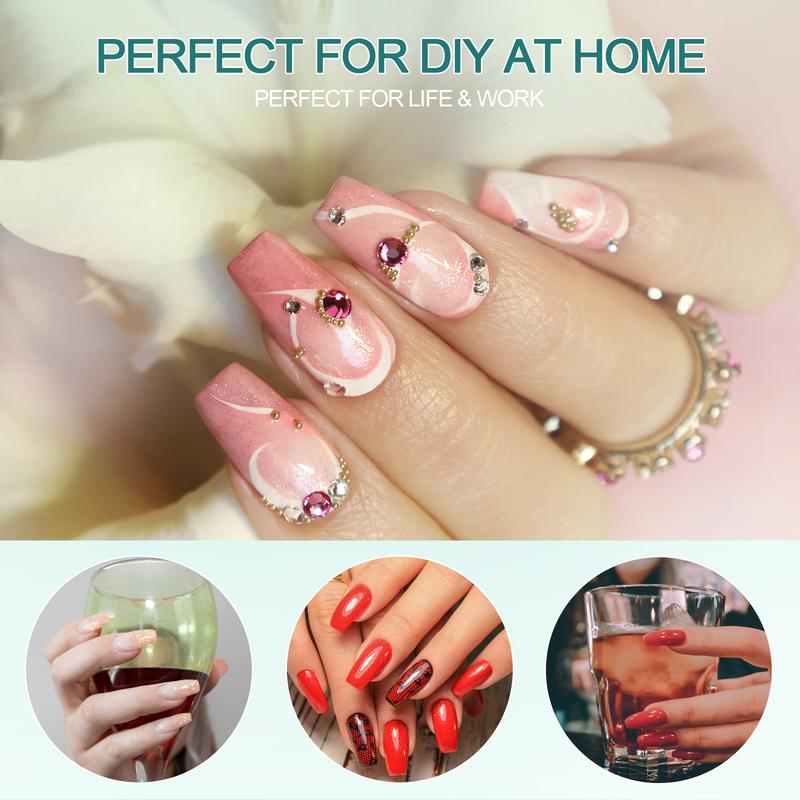 Handmade 120Pcs Half Matte Short Coffin Gel Nail Tips Kit Solid Nails Glue & Press on Nails Set with Square Pattern for Fingers