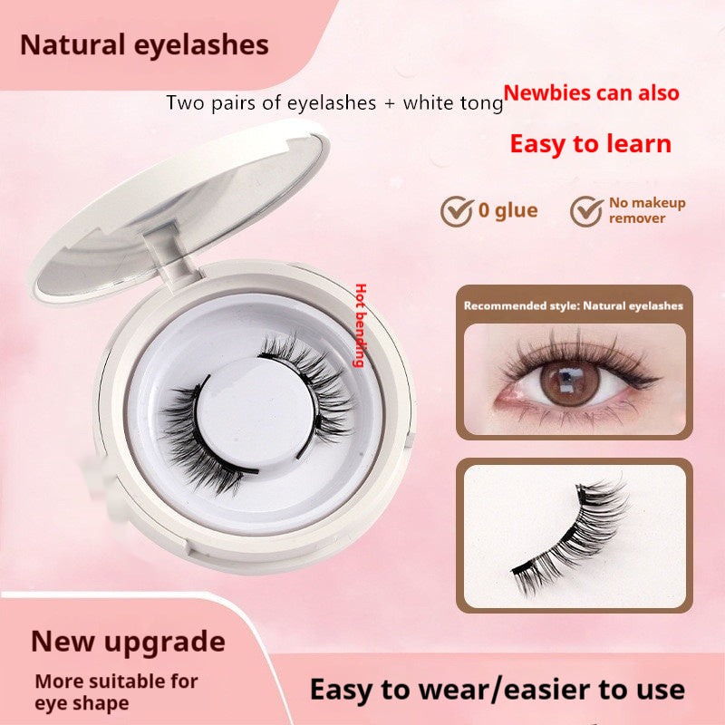 FCJ Little Devil Supernatural Magnet Suit Reusable 3D Mink False Eyelashes Waterproof Soft Style with Natural Fur Material
