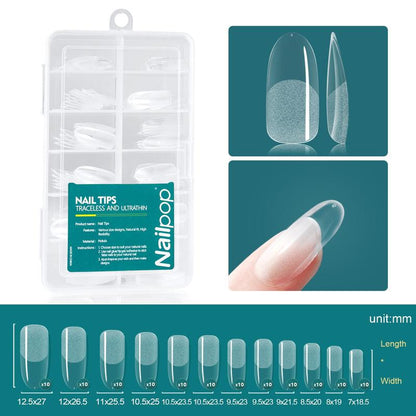 Nailpop 120pcs Gel Soft DIY Artificial Fingernails Long/Medium/Short Capsule Fake Nails Beginner-Friendly Soak off Extensions