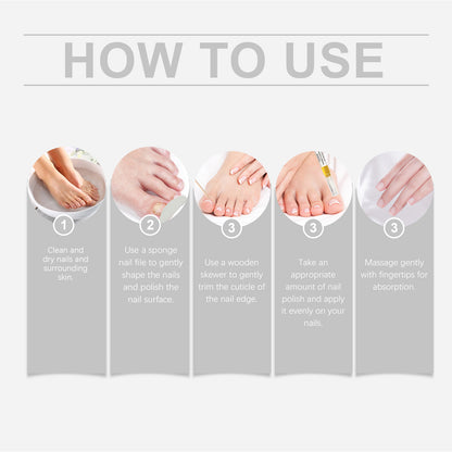 OUHOE Nail Care Solution Set Improves Soft Nails By Moisturizing Cuticle And Repairing Nails