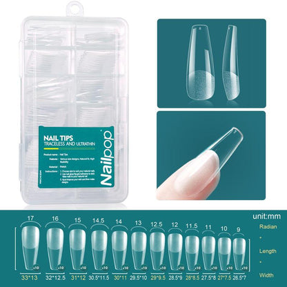 Nailpop 120pcs Gel Soft DIY Artificial Fingernails Long/Medium/Short Capsule Fake Nails Beginner-Friendly Soak off Extensions