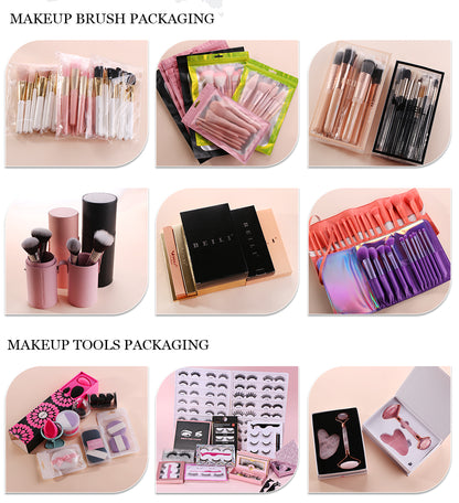 BEILI 10pcs Professional Wholesale Rose Silver Tube Synthetic Hair Vegan Luxury Makeup Brushes Set Contour Blush Brush Set