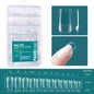 Nailpop 120pcs Gel Soft DIY Artificial Fingernails Long/Medium/Short Capsule Fake Nails Beginner-Friendly Soak off Extensions