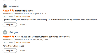 FCJ Double-Headed Wing Seal Liquid Eyeliner Pen Waterproof Pencil Form Eyeliner Stamp for Eyes