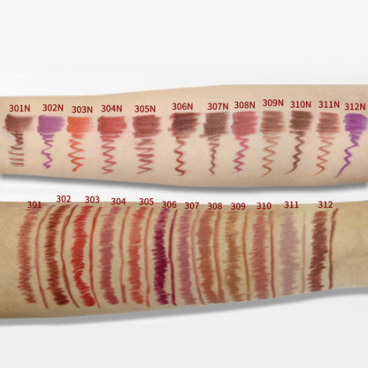 Private Label 12colors Smooth Lip Liner Waterproof Long Lasting Vegan Cruelty-free Non Stick Cup Easy to Colored Lipliner Makeup