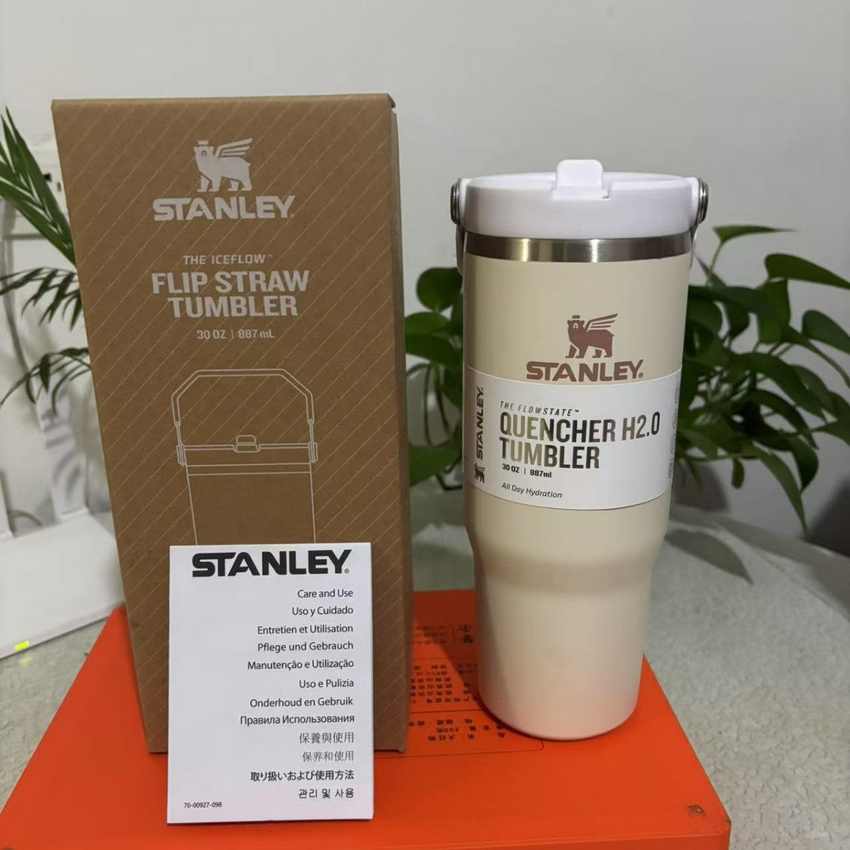 Stanley IceFlow 2.0 Flip Straw Tumbler with Handle 30 oz | Twist On Lid and Flip Up Straw | Leak Resistant Water Bottle | Insulated Stainless Steel | BPA-Free | Black 2.0