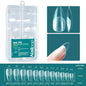 Nailpop 120pcs Gel Soft DIY Artificial Fingernails Long/Medium/Short Capsule Fake Nails Beginner-Friendly Soak off Extensions