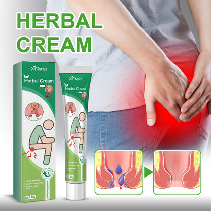 Ximonth Herbal Extract Cream for Hemorrhoids Relieves Itching Pain Discomfort Around the Anus Body Care Cream
