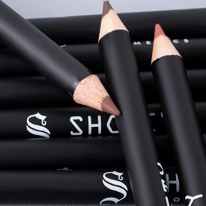 Private Label 12colors Smooth Lip Liner Waterproof Long Lasting Vegan Cruelty-free Non Stick Cup Easy to Colored Lipliner Makeup