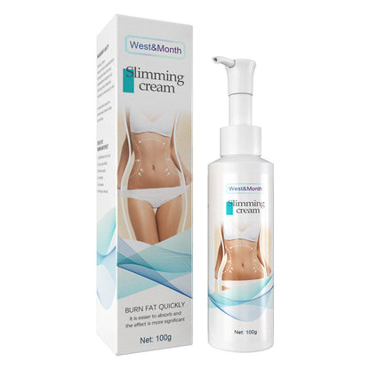 West&Month Organic Natural Herbal Mineral Slimming and Firming Cream Targeted Massage Cream for Thighs