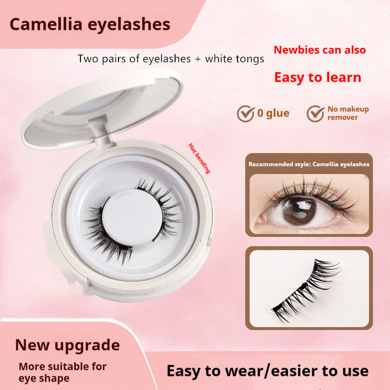 FCJ Little Devil Supernatural Magnet Suit Reusable 3D Mink False Eyelashes Waterproof Soft Style with Natural Fur Material