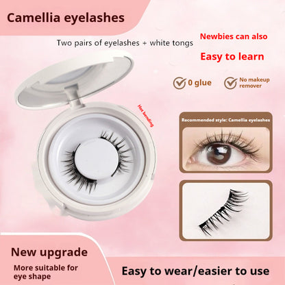 FCJ Little Devil Supernatural Magnet Suit Reusable 3D Mink False Eyelashes Waterproof Soft Style with Natural Fur Material